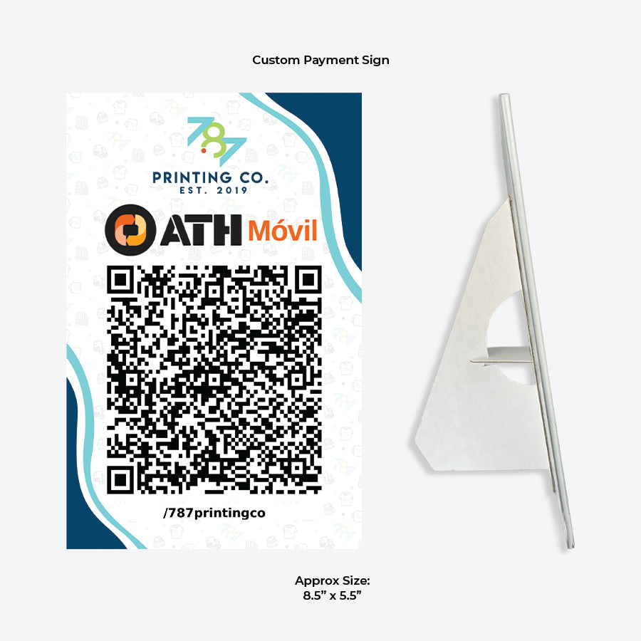 Custom Payment Sign