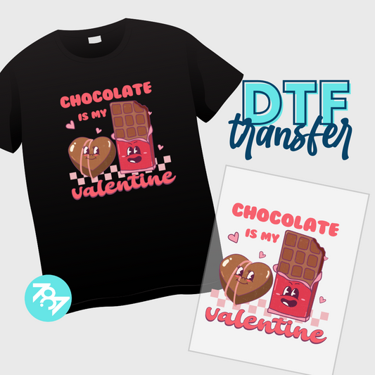 Valentines Chocolate -DTF Transfer