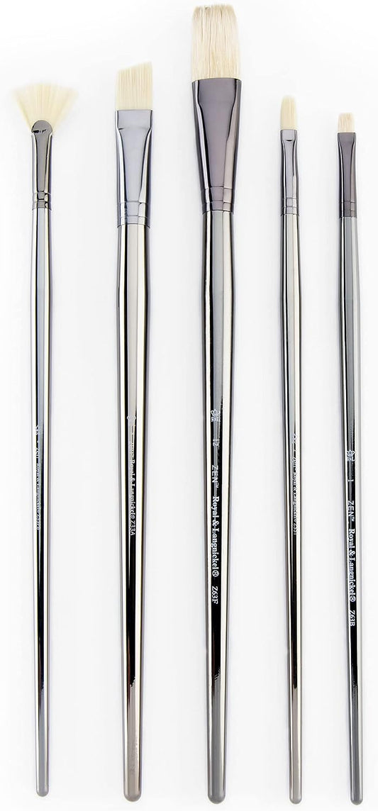 Zen 5pc Long Handle Brush Set - 33 Series