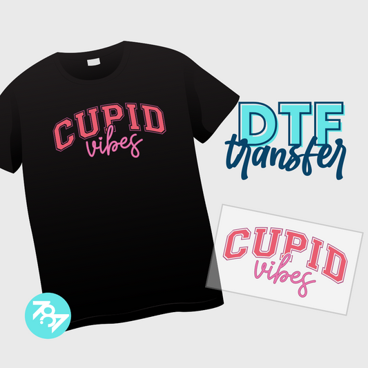 Valentines Cupid Vibes-DTF Transfer