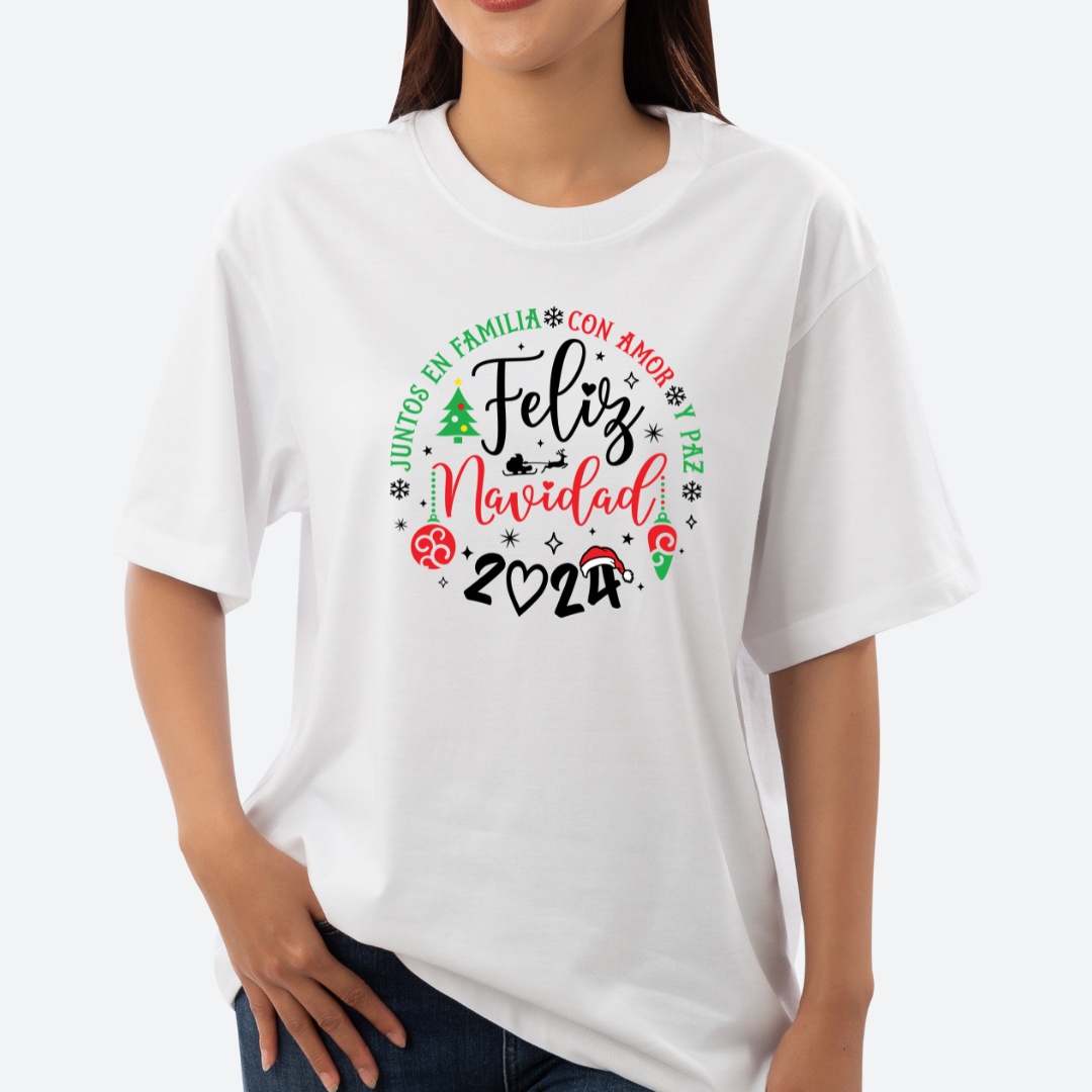 Camisas navideñas familiares
Camisas de Navidad personalizadas
Outfits navideños a juego
Camisas de Navidad para la familia
Ropa festiva boricua 
Diseños originales de Navidad