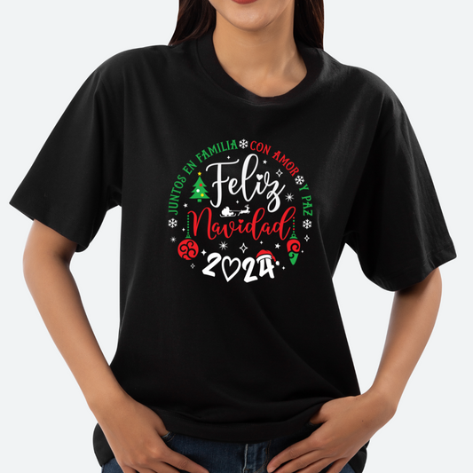 Camisas navideñas familiares
Camisas de Navidad personalizadas
Outfits navideños a juego
Camisas de Navidad para la familia
Ropa festiva boricua 
Diseños originales de Navidad