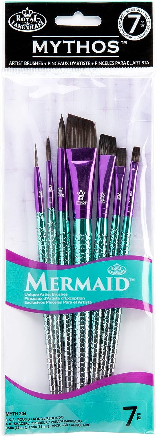 Mythos - Mermaid Brush Set for All Painting Mediums