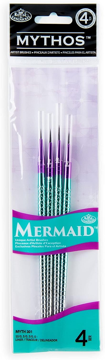 Mythos - Mermaid Brush Set for All Painting Mediums