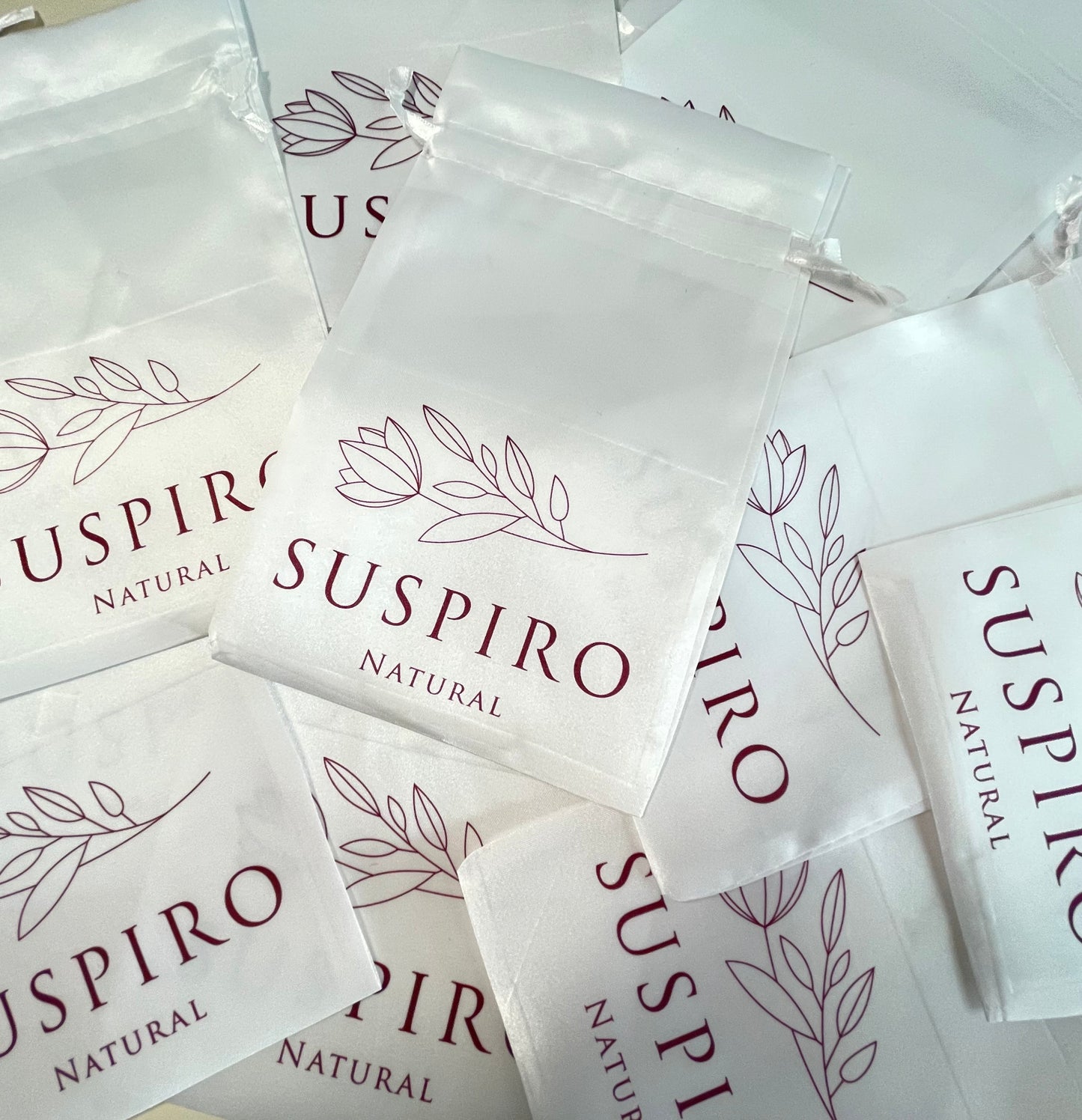 Personalized Satin Drawstring Bags