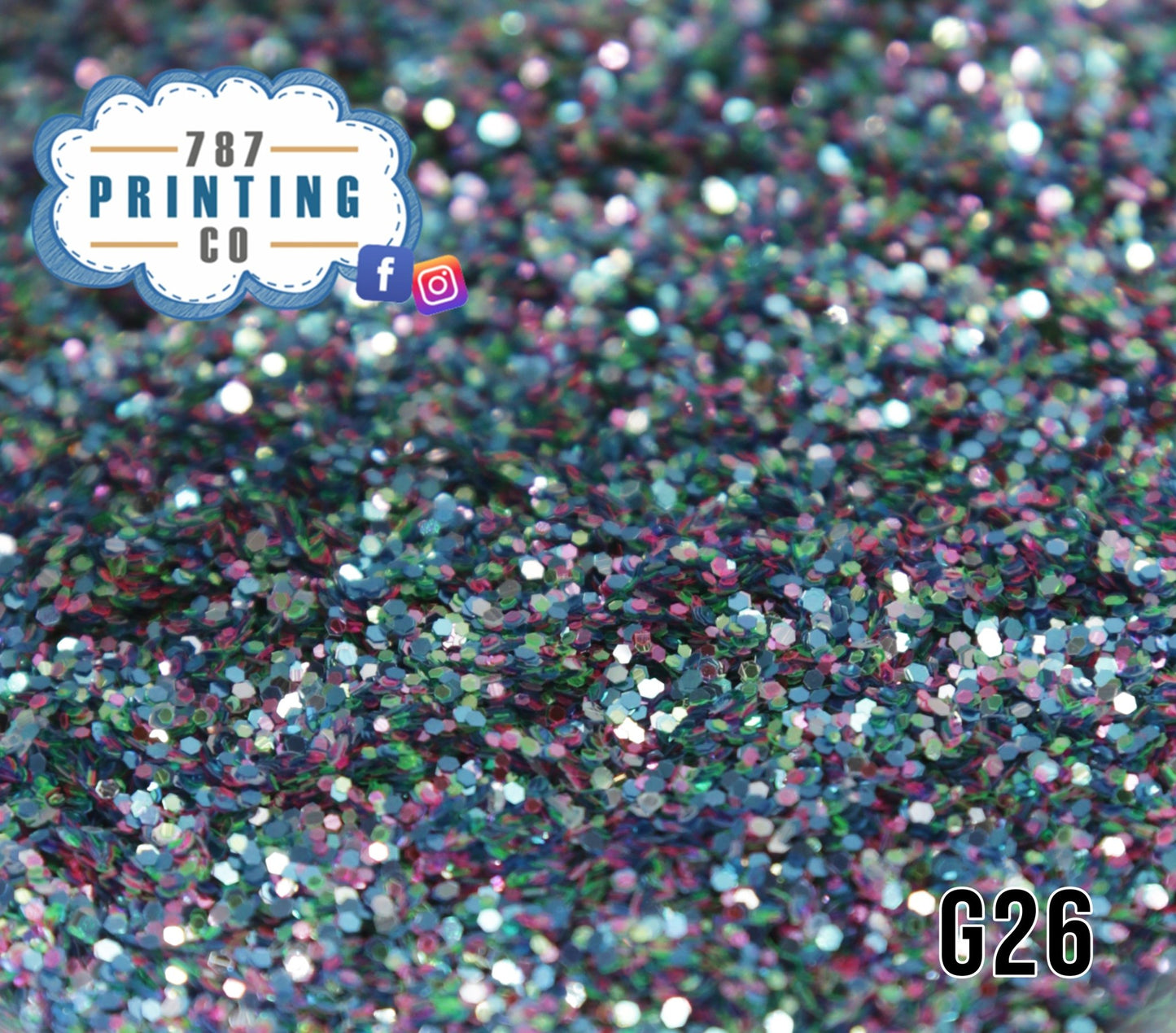 Aibonito Chunky Glitter (G26) - 787 Printing Co.