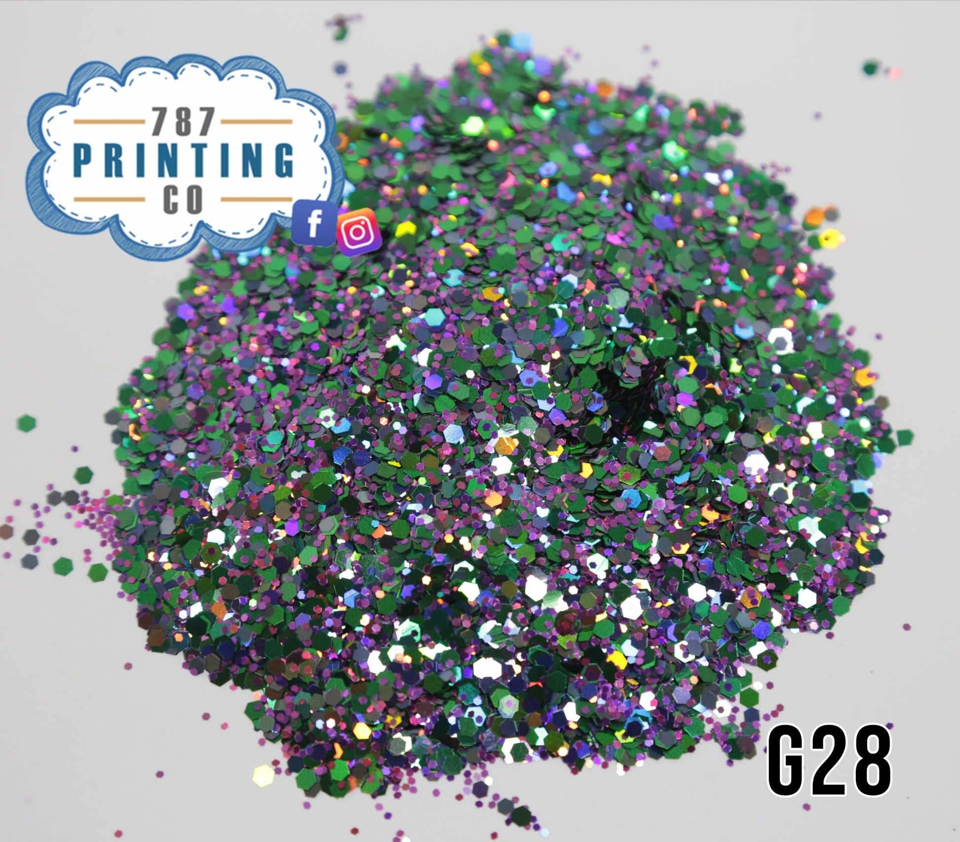 Carabalí Chunky Mix Glitter (G28) - 787 Printing Co.