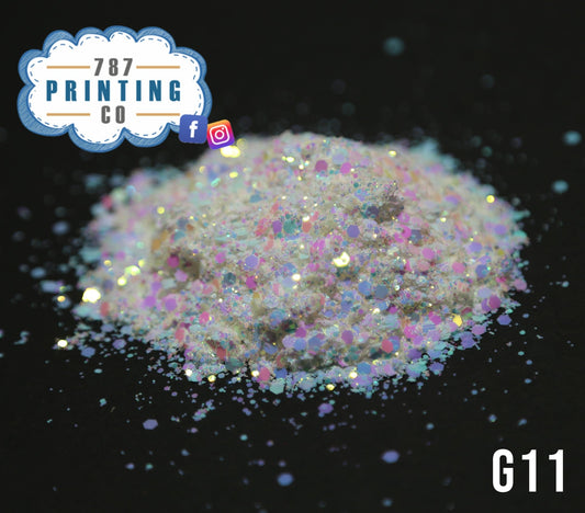 Caracoles Mixed Chunky Glitter (G11) - 787 Printing Co.