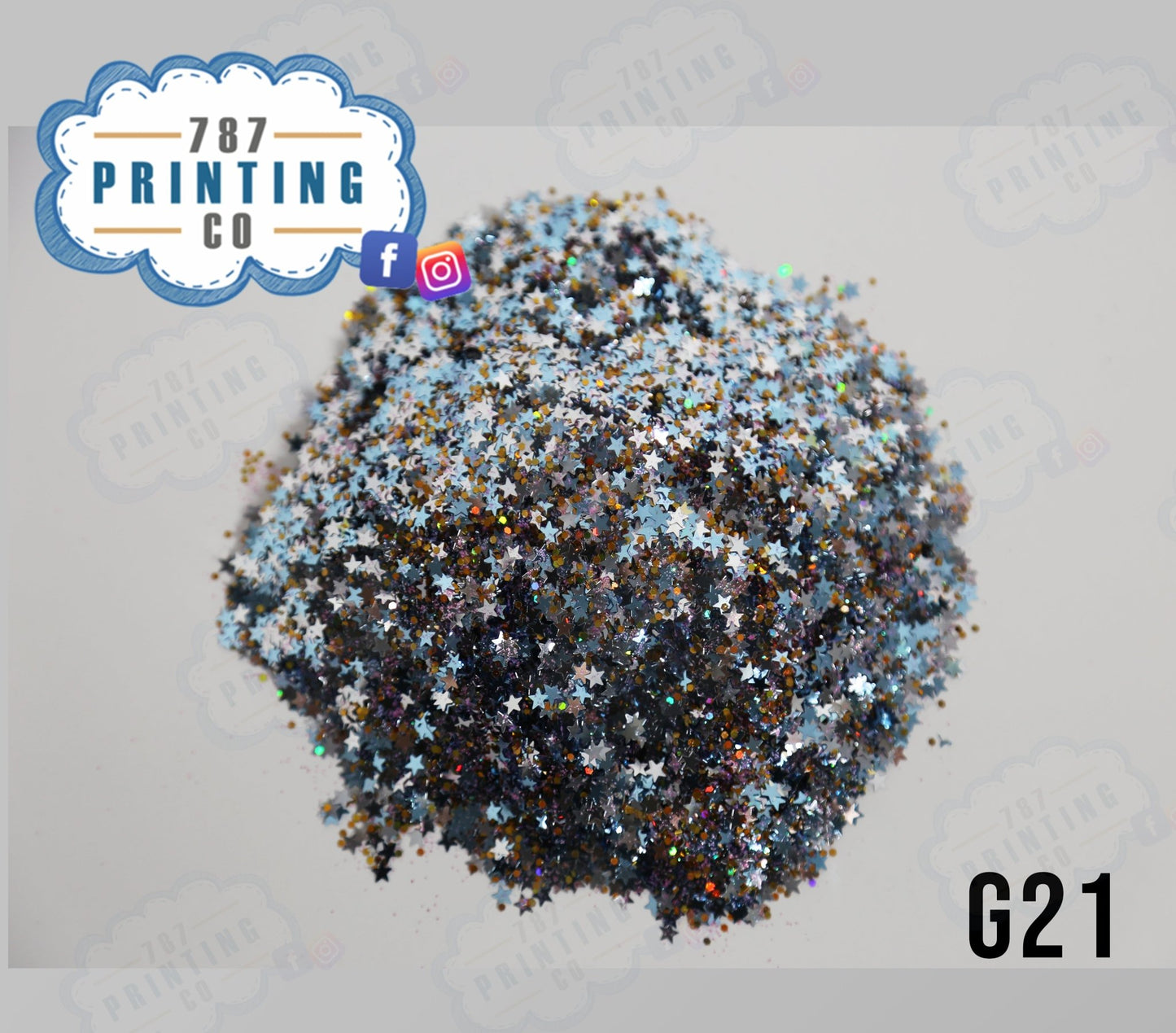 Culebra Chunky Mix Glitter (G21) - 787 Printing Co.