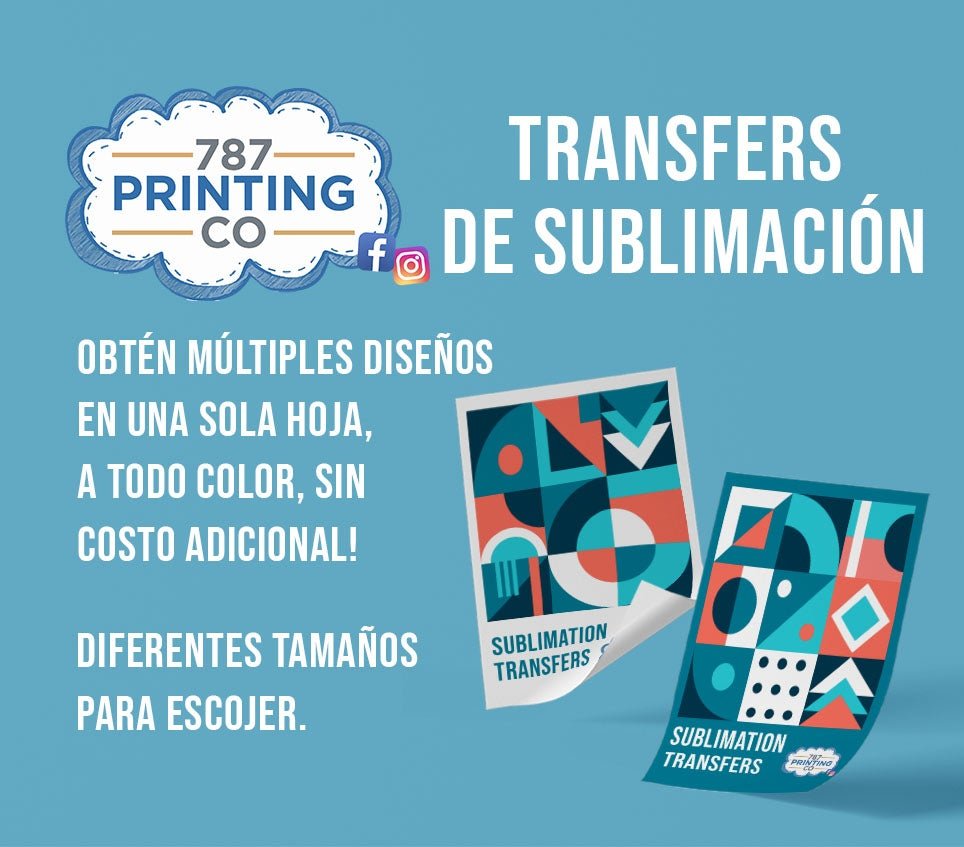 Custom Sublimation Transfer - 787 Printing Co.