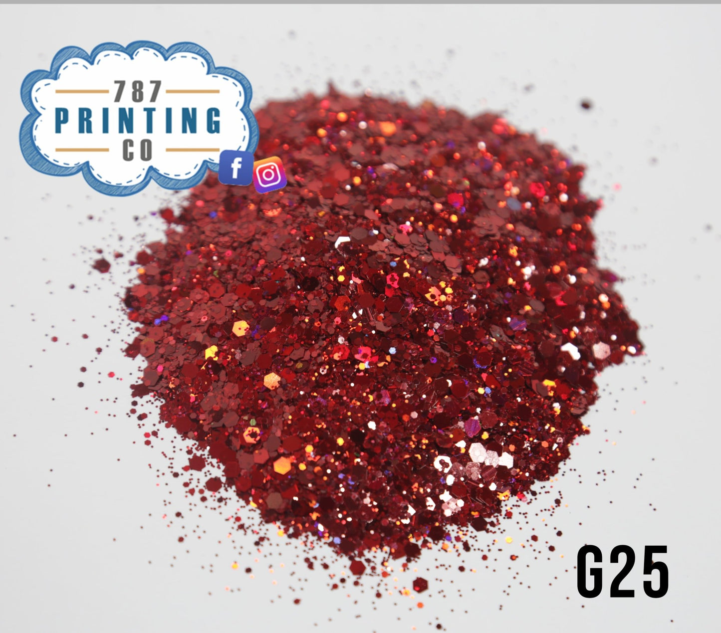 Flor de Maga Chunky Mix Glitter (G25) - 787 Printing Co.