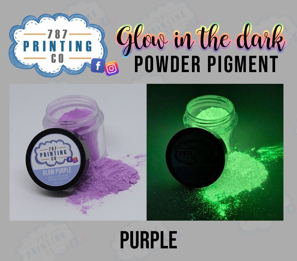 Glow in the Dark Powder Pigment - 787 Printing Co.