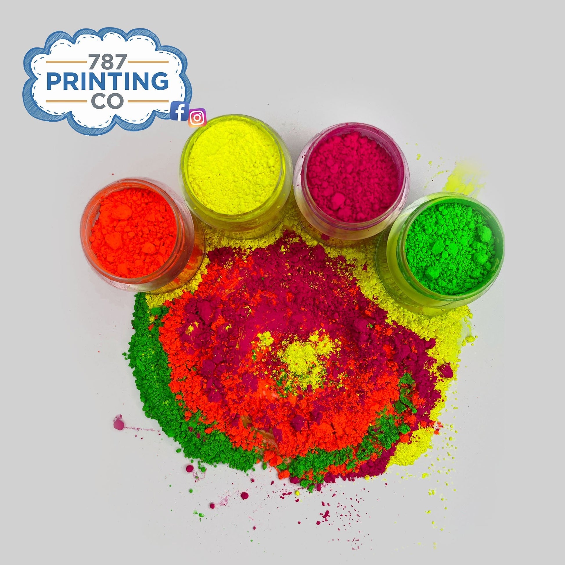 Neon Powder Pigment - 787 Printing Co.