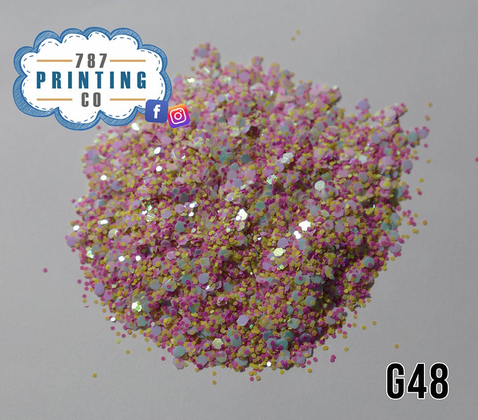 Paseo La Princesa Chunky Mix Glitter (G48) - 787 Printing Co.