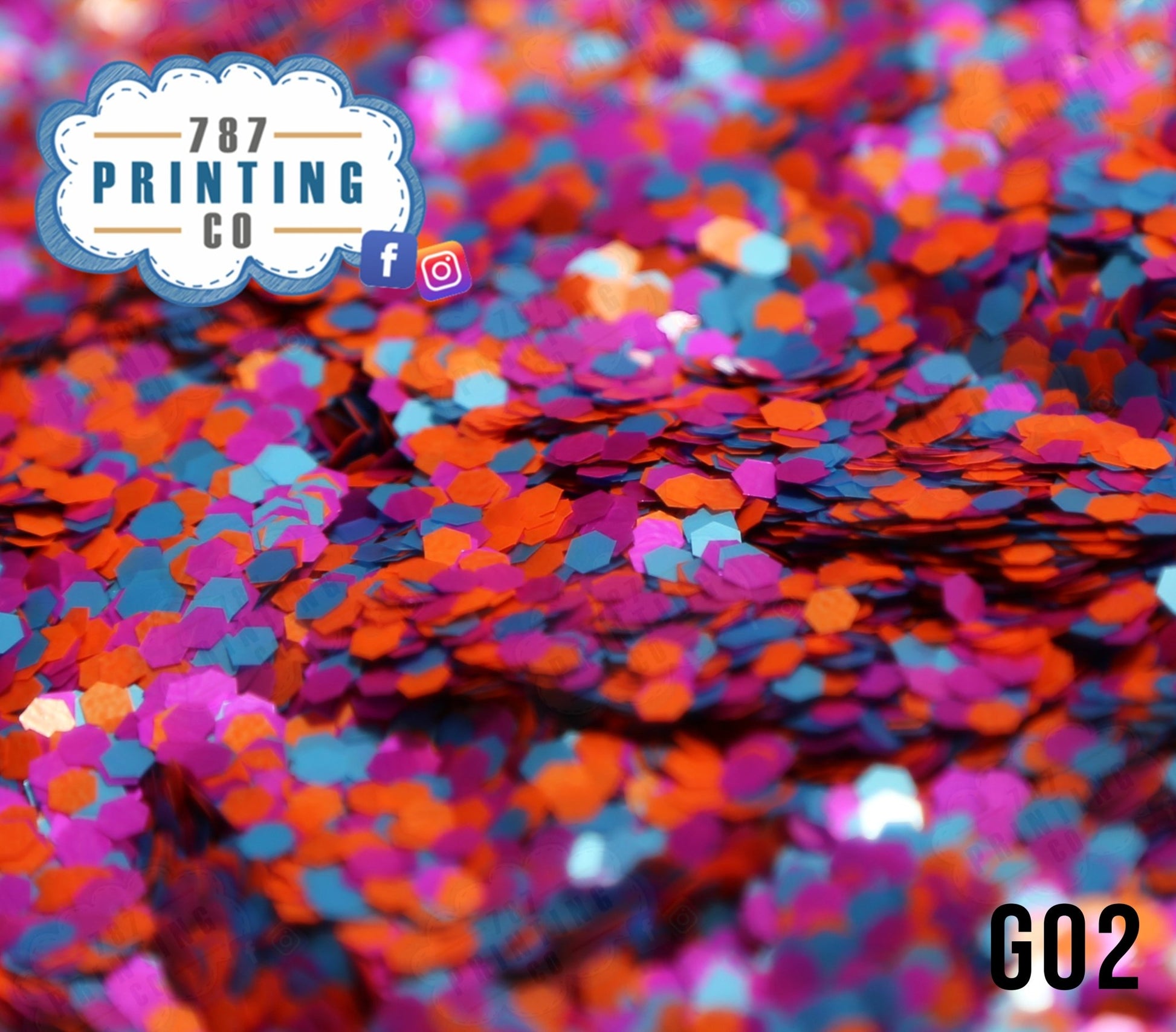 Piñones Mixed Chunky Glitter (G02) - 787 Printing Co.