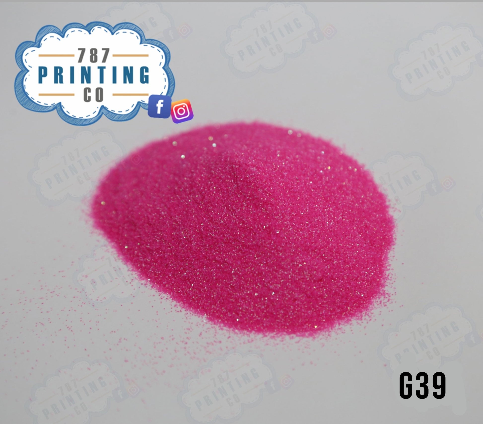 Playa Rosada Neon Ultra Fine Glitter 1/128 (G39) - 787 Printing Co.