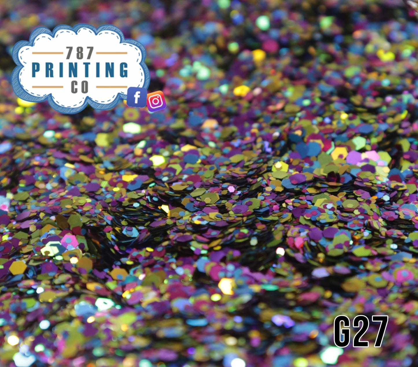Ponce Chunky Glitter (G27) - 787 Printing Co.