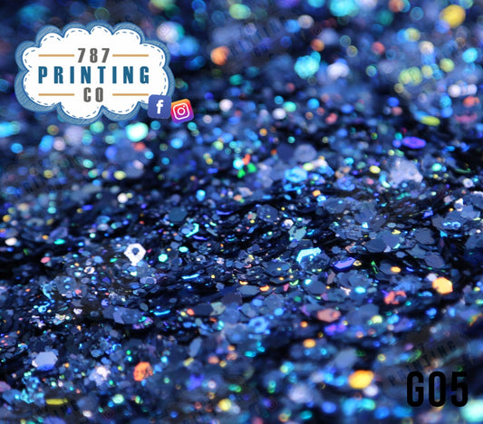 Puerto Mosquito Mixed Chunky Glitter (G05) - 787 Printing Co.