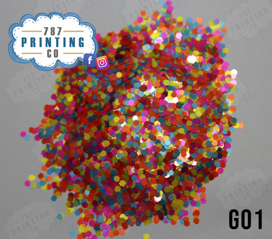 Sanse Chunky Glitter (G01) - 787 Printing Co.
