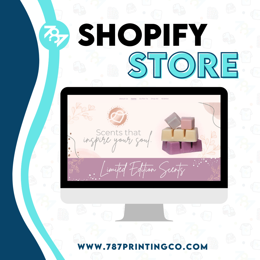 Shopify Store Design - 787 Printing Co.