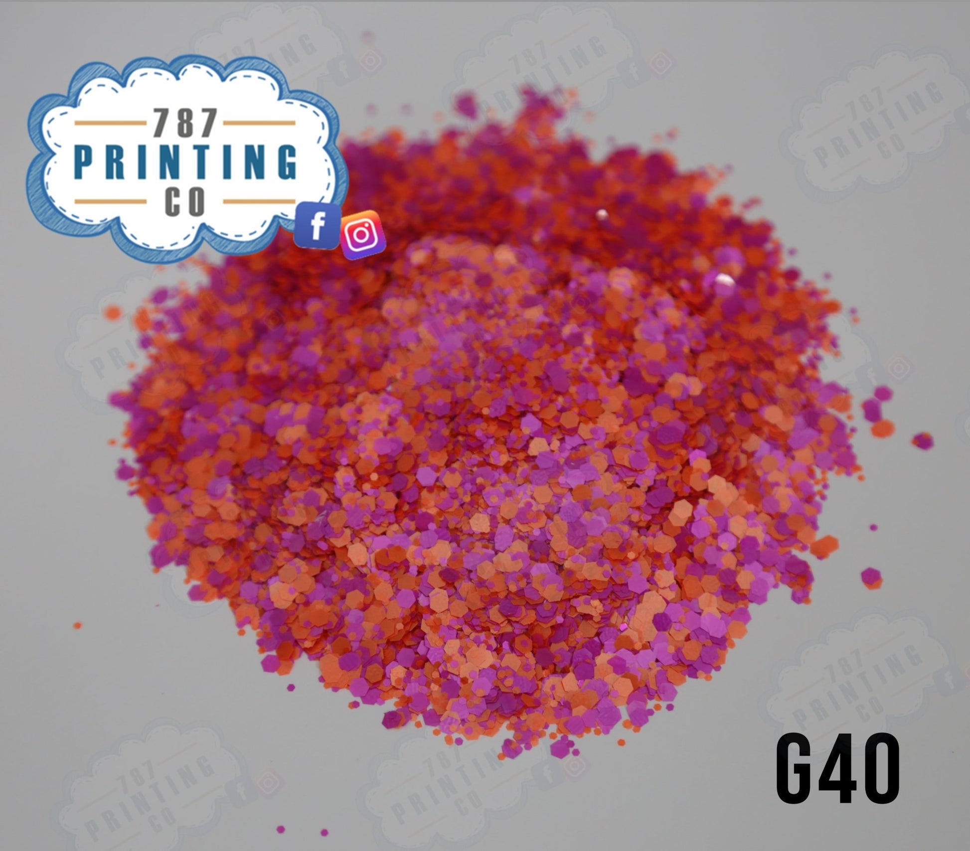 Yauco Chunky Mix Glitter (G40) - 787 Printing Co.